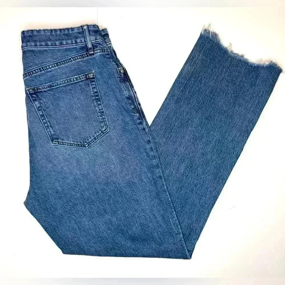 Loft Women’s Curvy High Waist Straight Crop Jeans Size- 28/6 - Picture 8 of 10